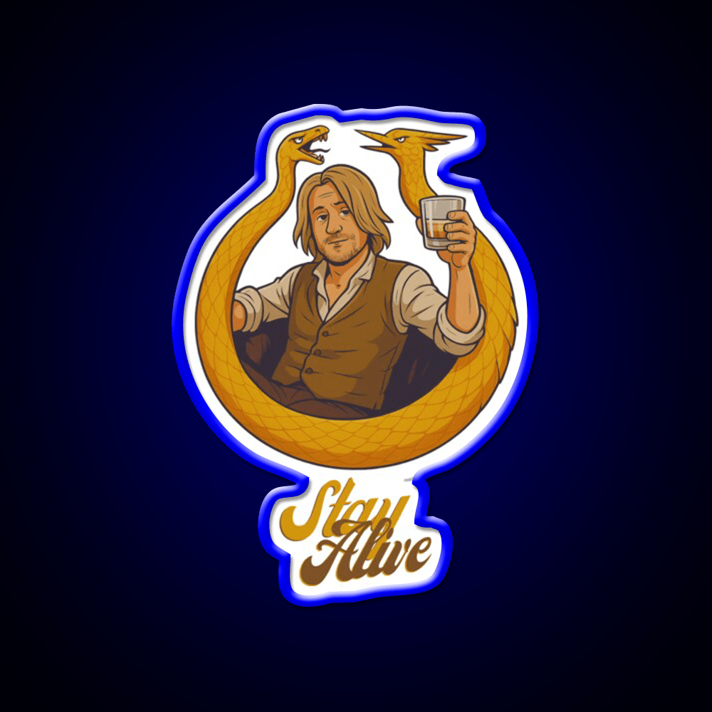 Haymitch Abernathy Whiskey Drink Bar Led Neon Sign Rgb Color - Shineneon
