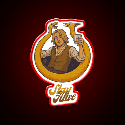 Haymitch Abernathy Whiskey Drink Bar Led Neon Sign Rgb Color - Shineneon