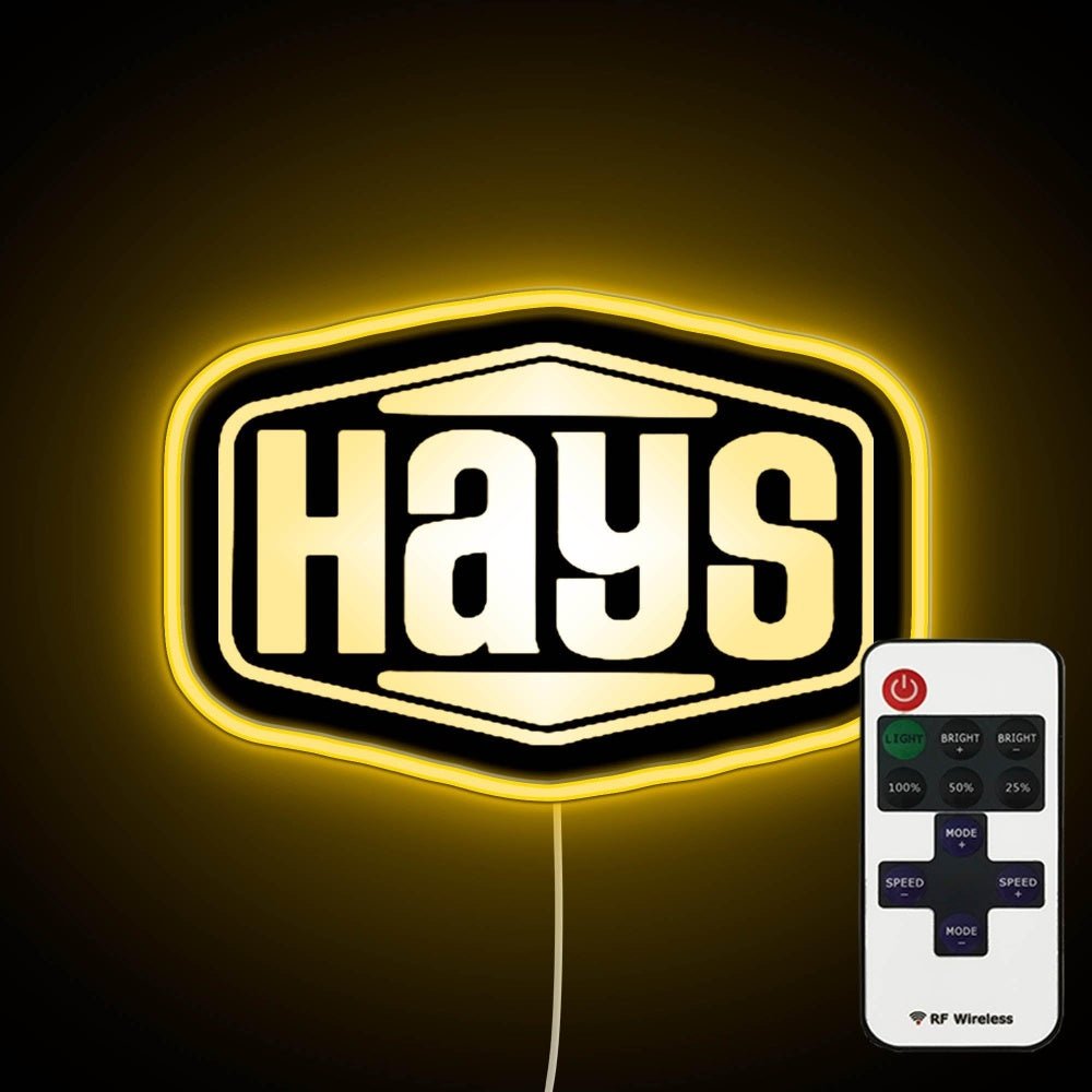 Hays Logo Neon Sign Creative Neon Sign - Shineneon