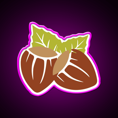 Hazelnut Snack Food Led Neon Sign Rgb Color - Shineneon
