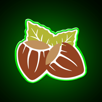 Hazelnut Snack Food Led Neon Sign Rgb Color - Shineneon