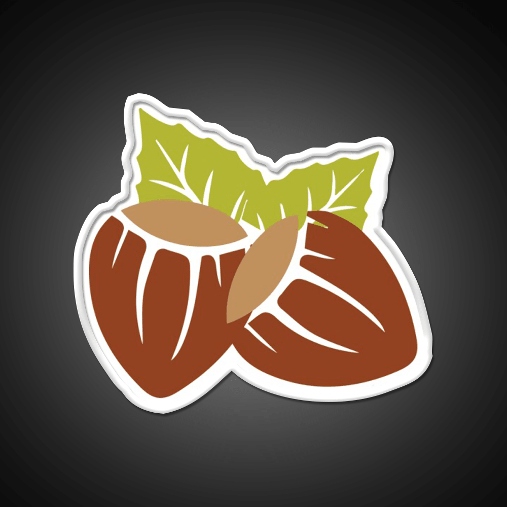 Hazelnut Snack Food Led Neon Sign Rgb Color - Shineneon