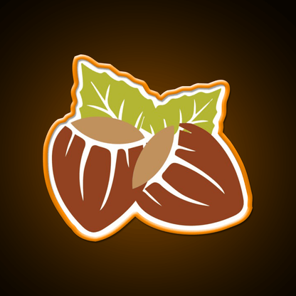 Hazelnut Snack Food Led Neon Sign Rgb Color - Shineneon