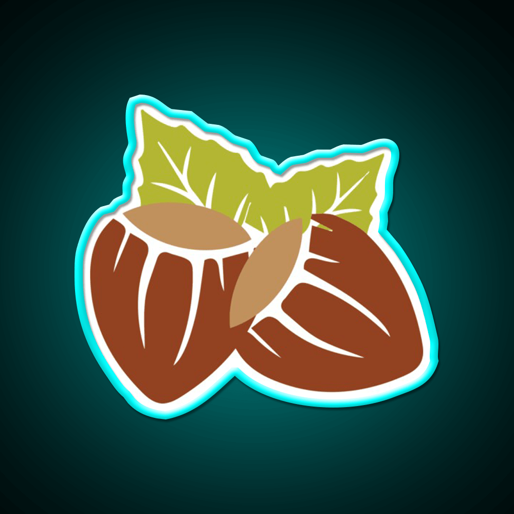 Hazelnut Snack Food Led Neon Sign Rgb Color - Shineneon