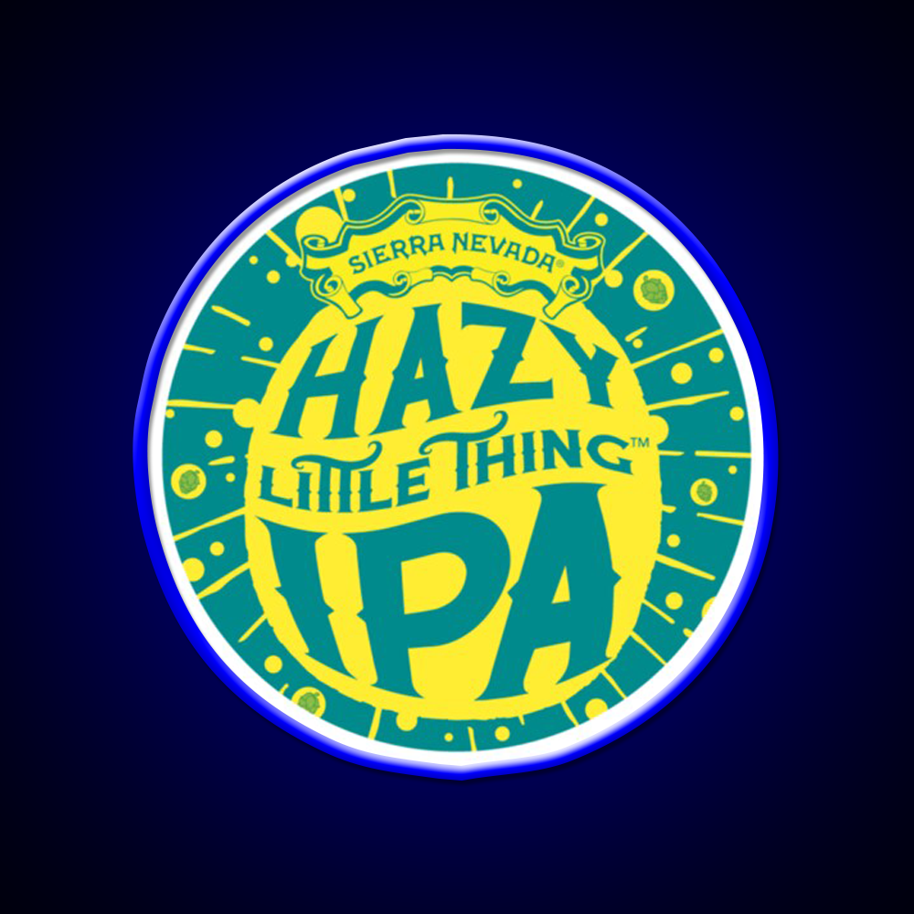 Hazy Ipa Logo Beer Bar Decor Led Neon Sign Rgb Color - LED neon sign view 5