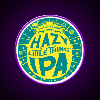 Hazy Ipa Logo Beer Bar Decor Led Neon Sign Rgb Color - LED neon sign view 9
