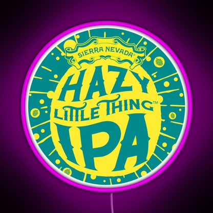 Hazy Ipa Logo Rgb Led Neon Sign Pop Wall Art - Shineneon