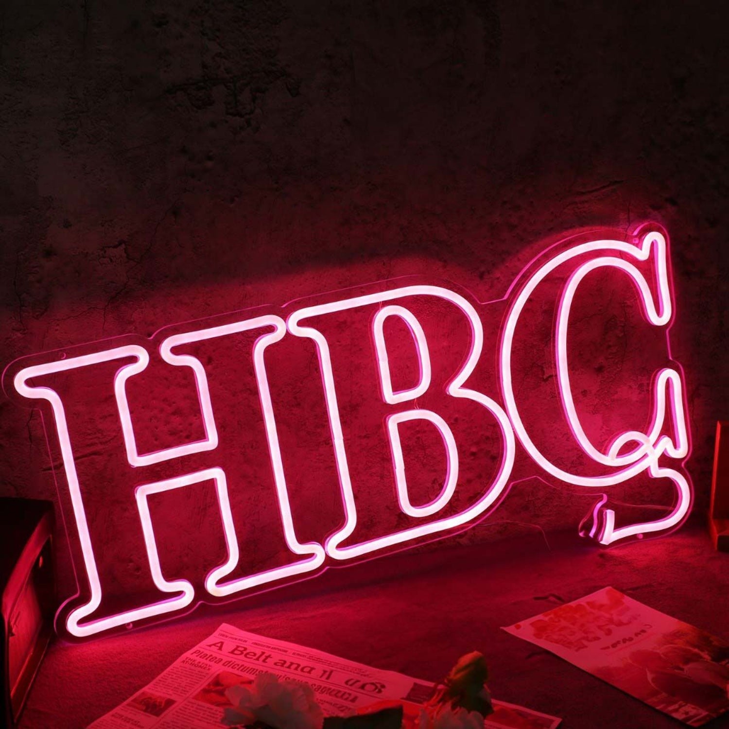 Hbc Red Custom Led Neon Sign | Shineneon