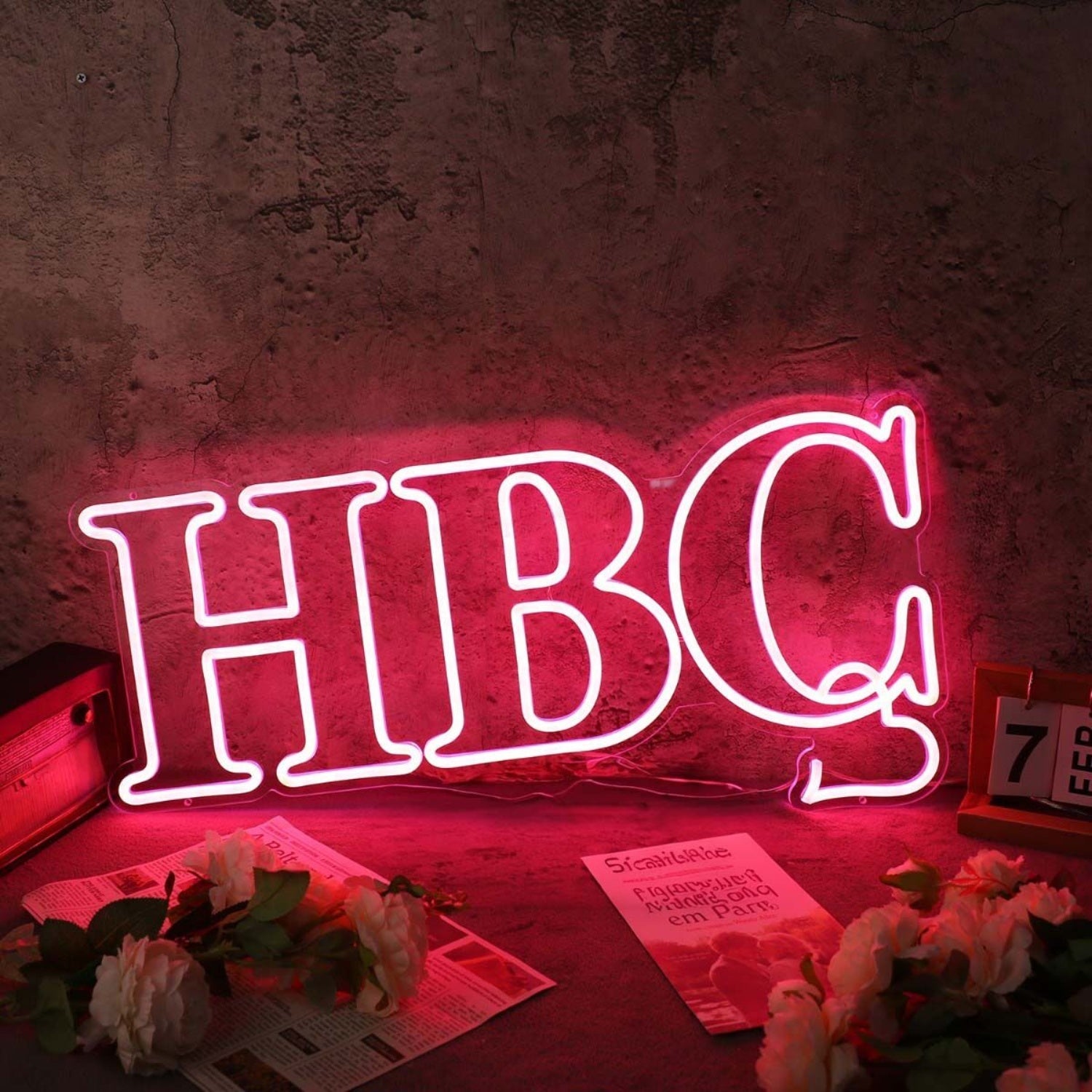 Hbc Red Custom Led Neon Sign - Shineneon