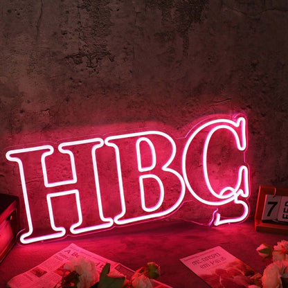 Hbc Red Custom Led Neon Sign - Shineneon