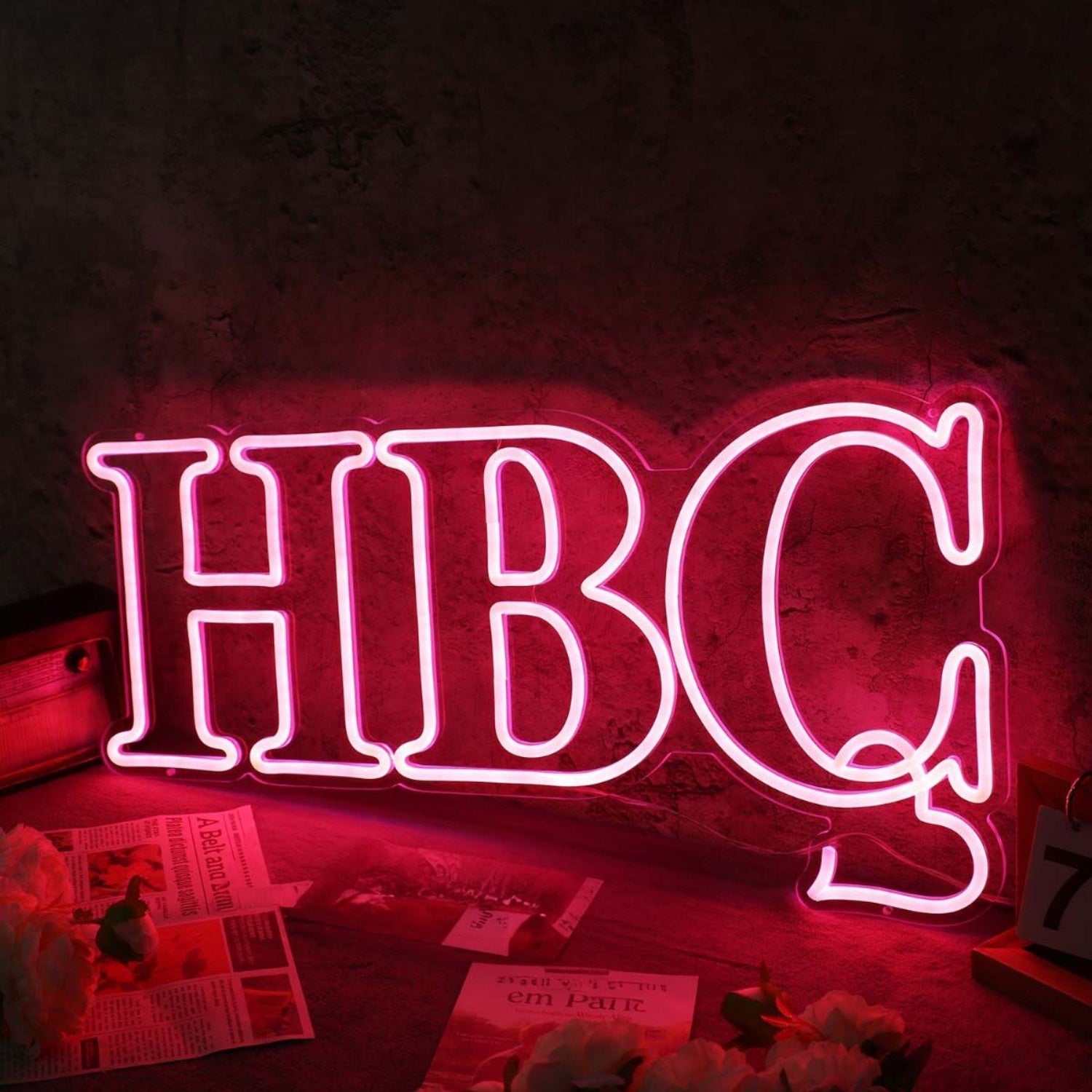 Hbc Red Custom Led Neon Sign - Shineneon
