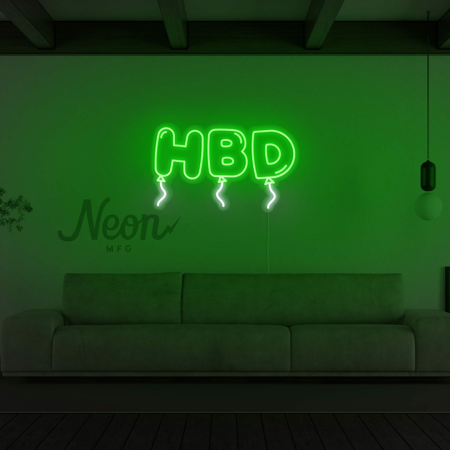 Hbd Happy Birthday Neon Sign | Shineneon