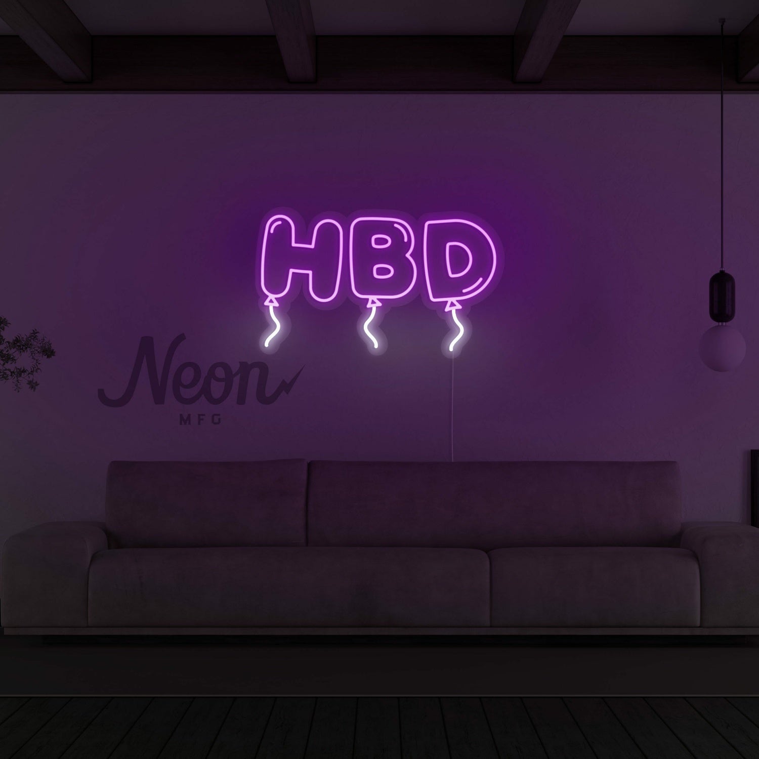 Hbd Happy Birthday Neon Sign | Shineneon