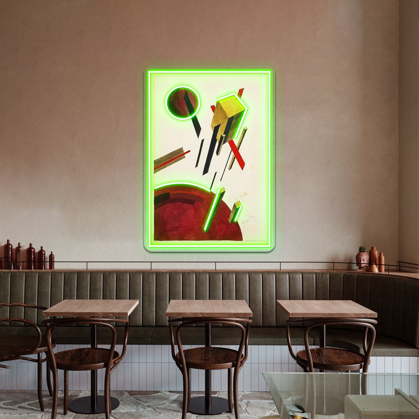 Hd Proun 5 By El Lissitzky High Definition Wall Artwork Neon Signs