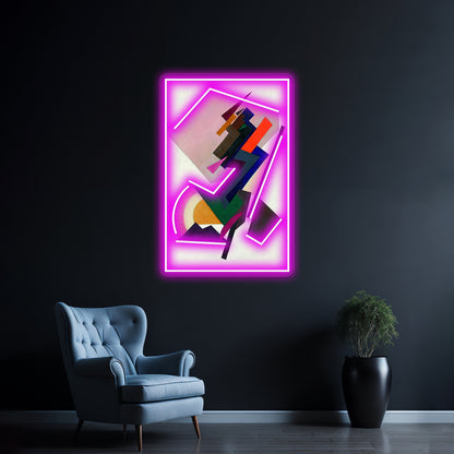 Hd Suprematism By Olga Rozanova Wall Artwork Neon Signs