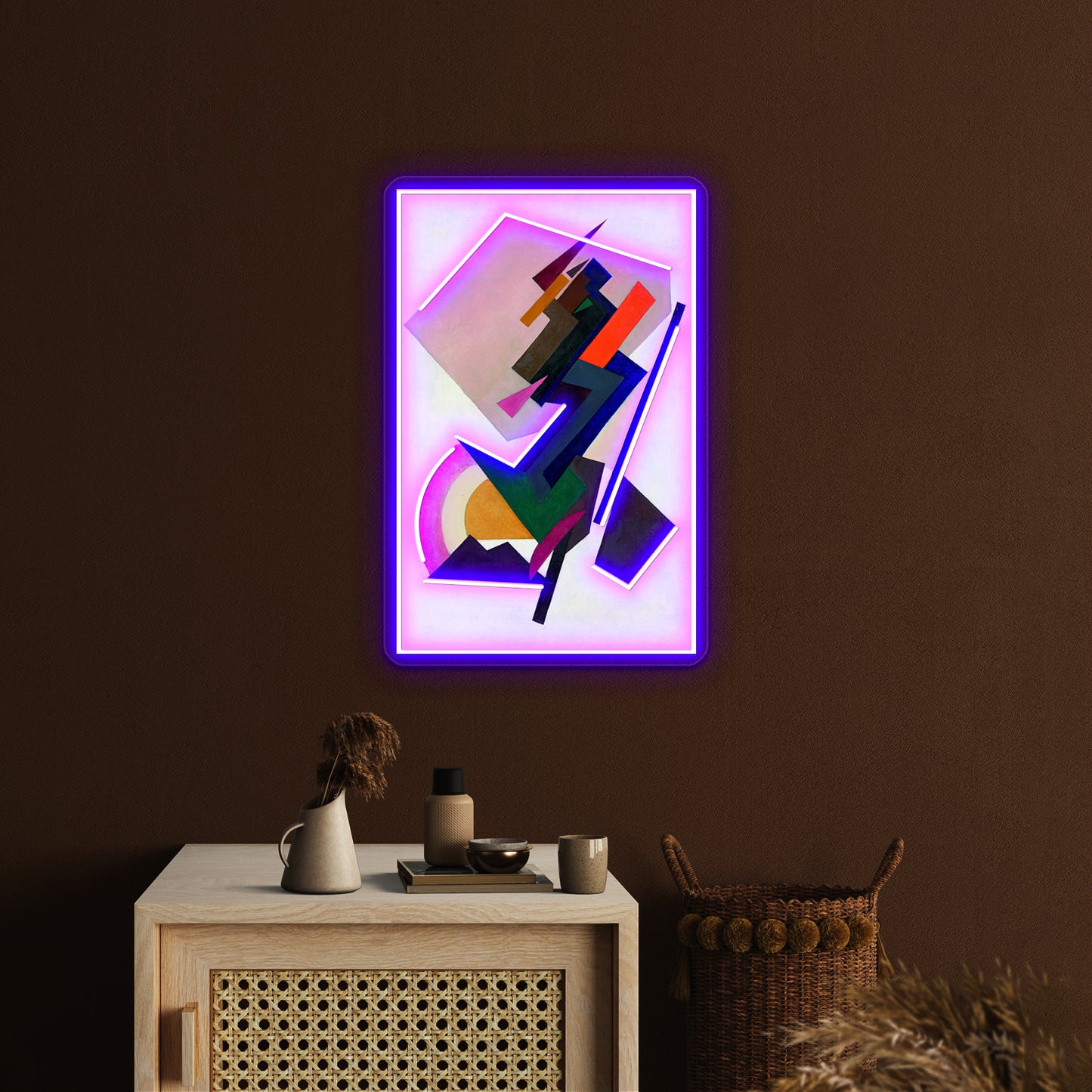 Hd Suprematism By Olga Rozanova Wall Artwork Neon Signs