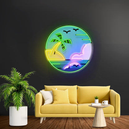 He Is My Neighbor Artwork Large Neon Signs - Shineneon
