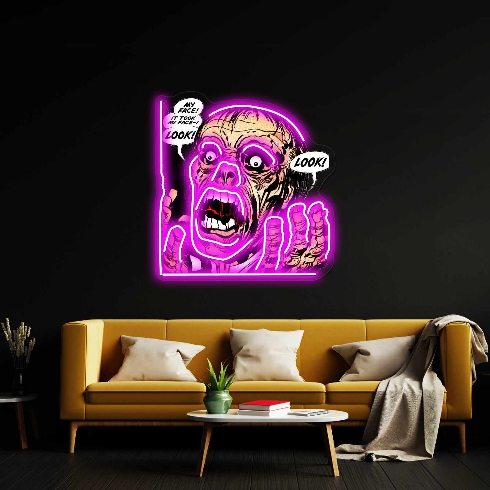 Head Artwork Large Neon Signs - Shineneon