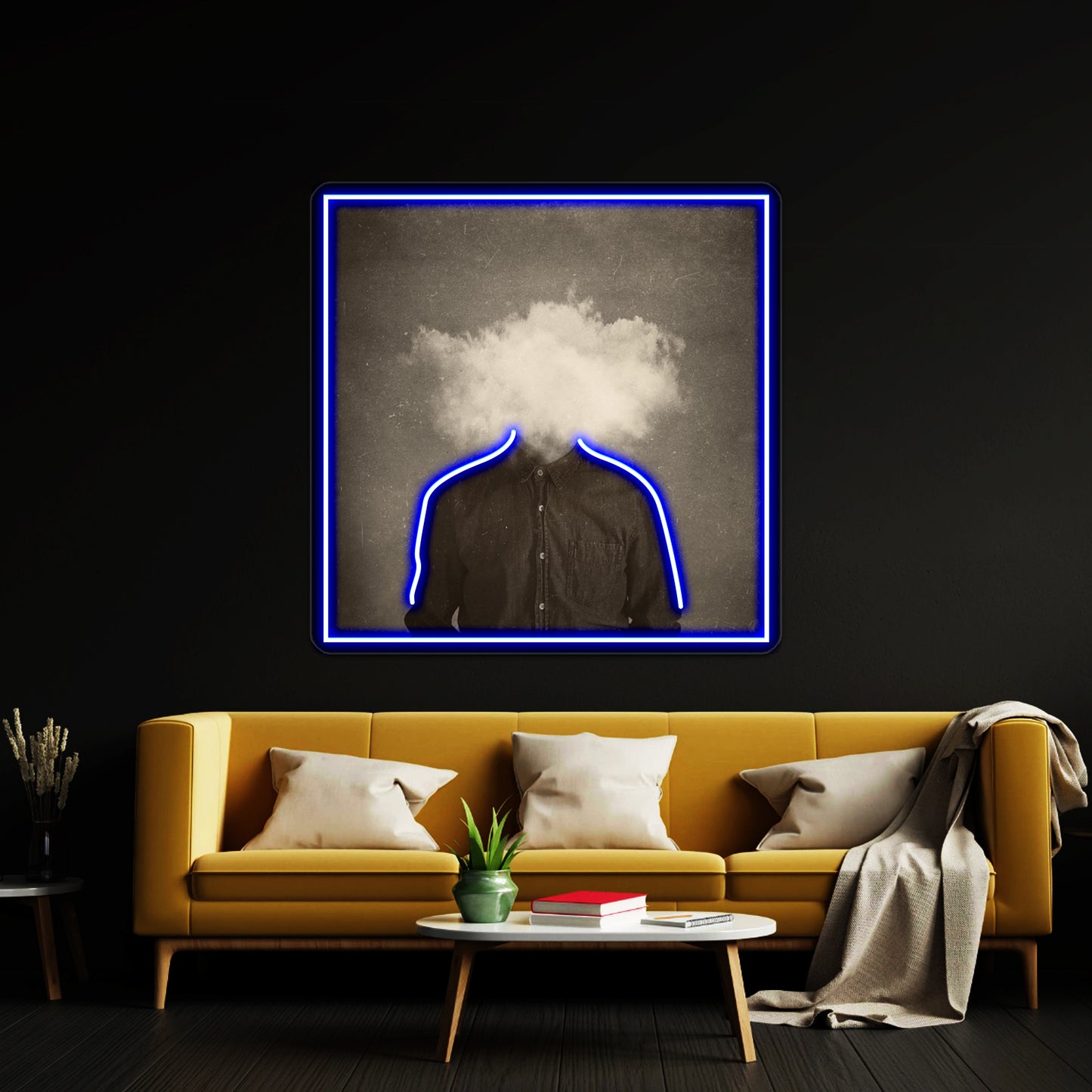 Head In The Clouds Wall Artwork Neon Signs