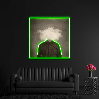 Head In The Clouds Wall Artwork Neon Signs