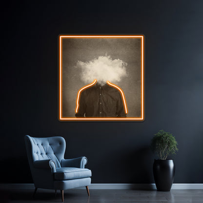 Head In The Clouds Wall Artwork Neon Signs