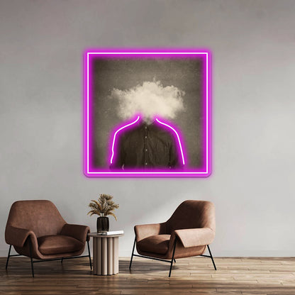 Head In The Clouds Wall Artwork Neon Signs