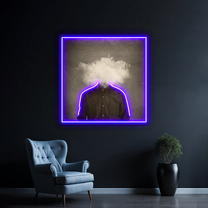 Head In The Clouds Wall Artwork Neon Signs