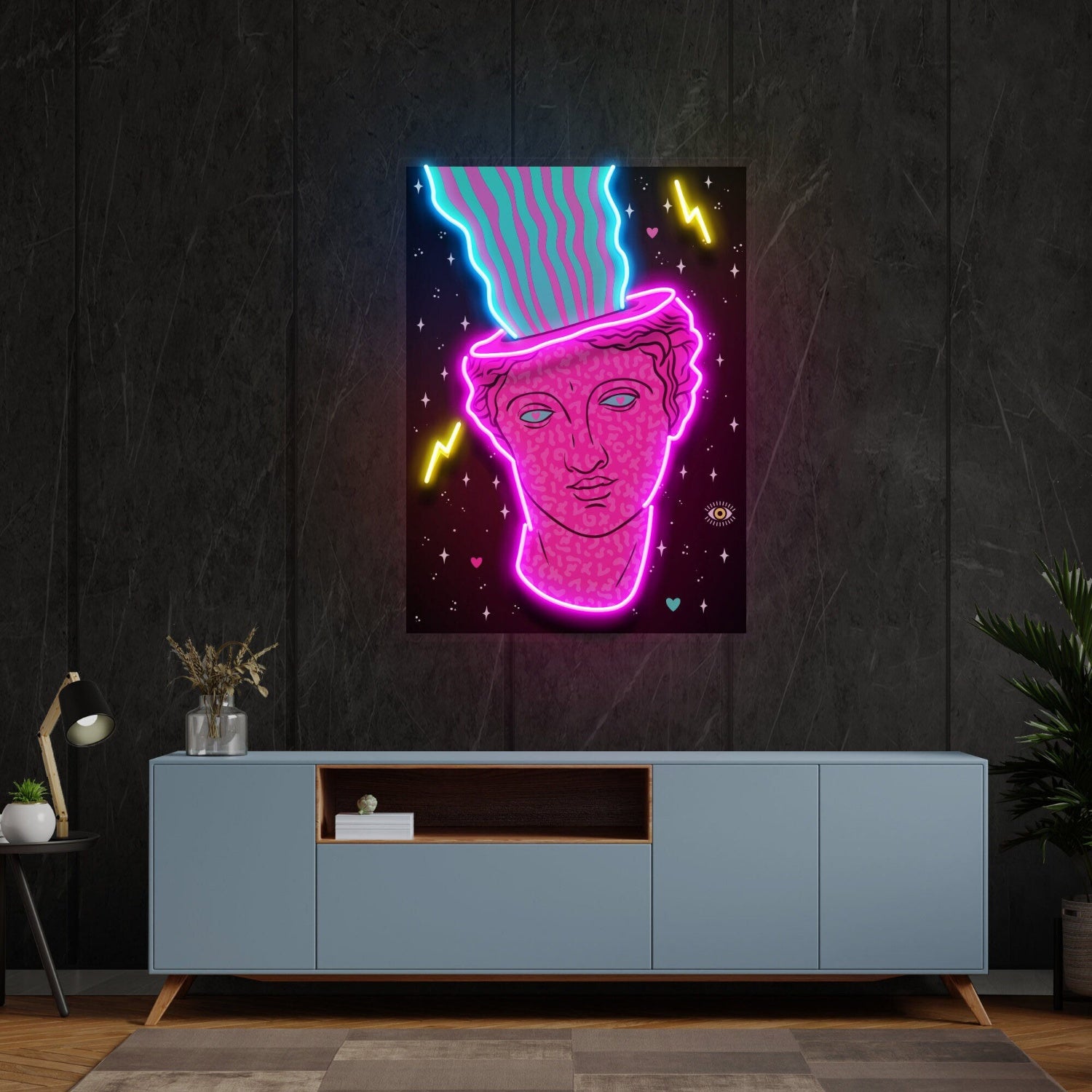 Head Of Acid Ancient Led Uv Led Neon Sign For Home Decor | Shineneon