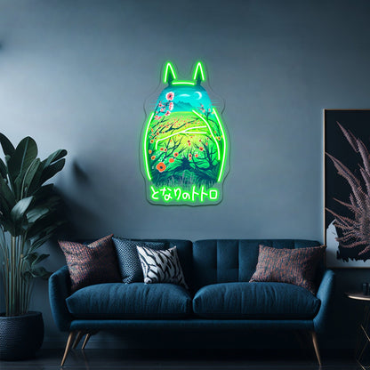 Head Planter Pot Personalized Light Up Sign - Shineneon
