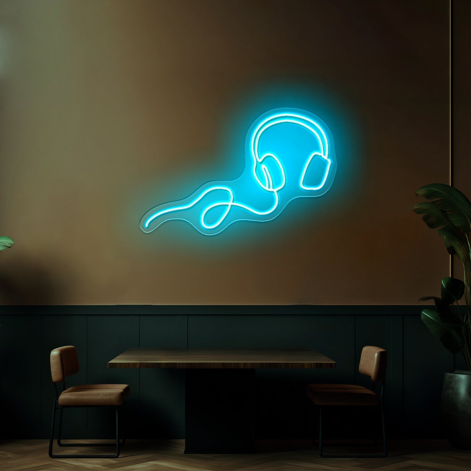 Headphone Neon Sign Wall Art Neon Sign For Sale - Shineneon