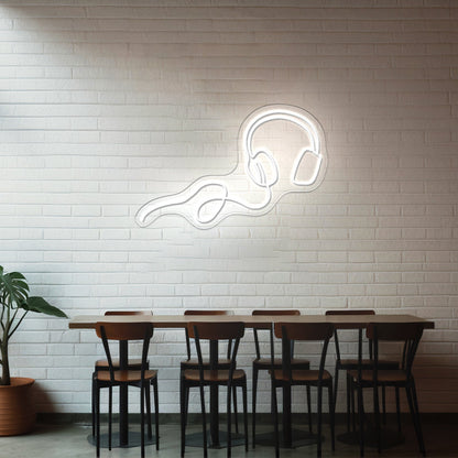 Headphone Neon Sign Wall Art Neon Sign For Sale - Shineneon