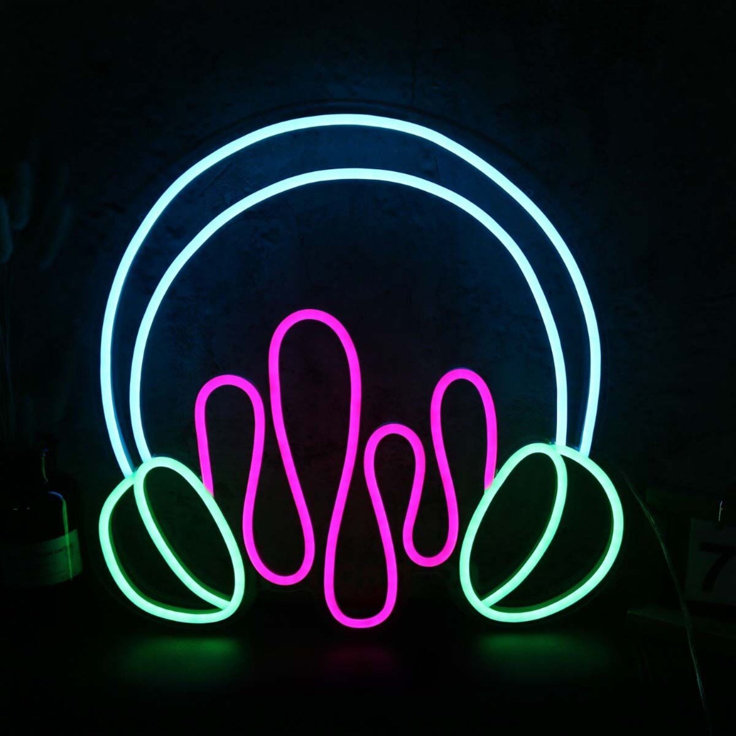 Headphone With Music Led Neon Sign | Shineneon