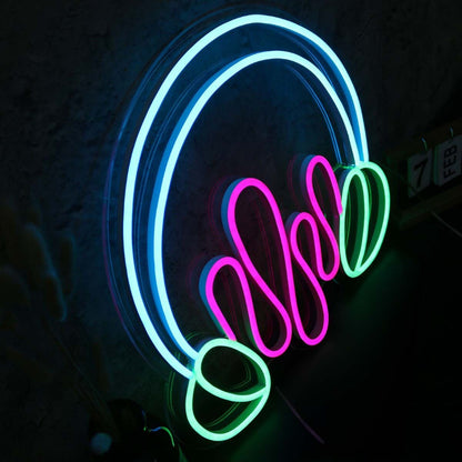 Headphone With Music Led Neon Sign | Shineneon