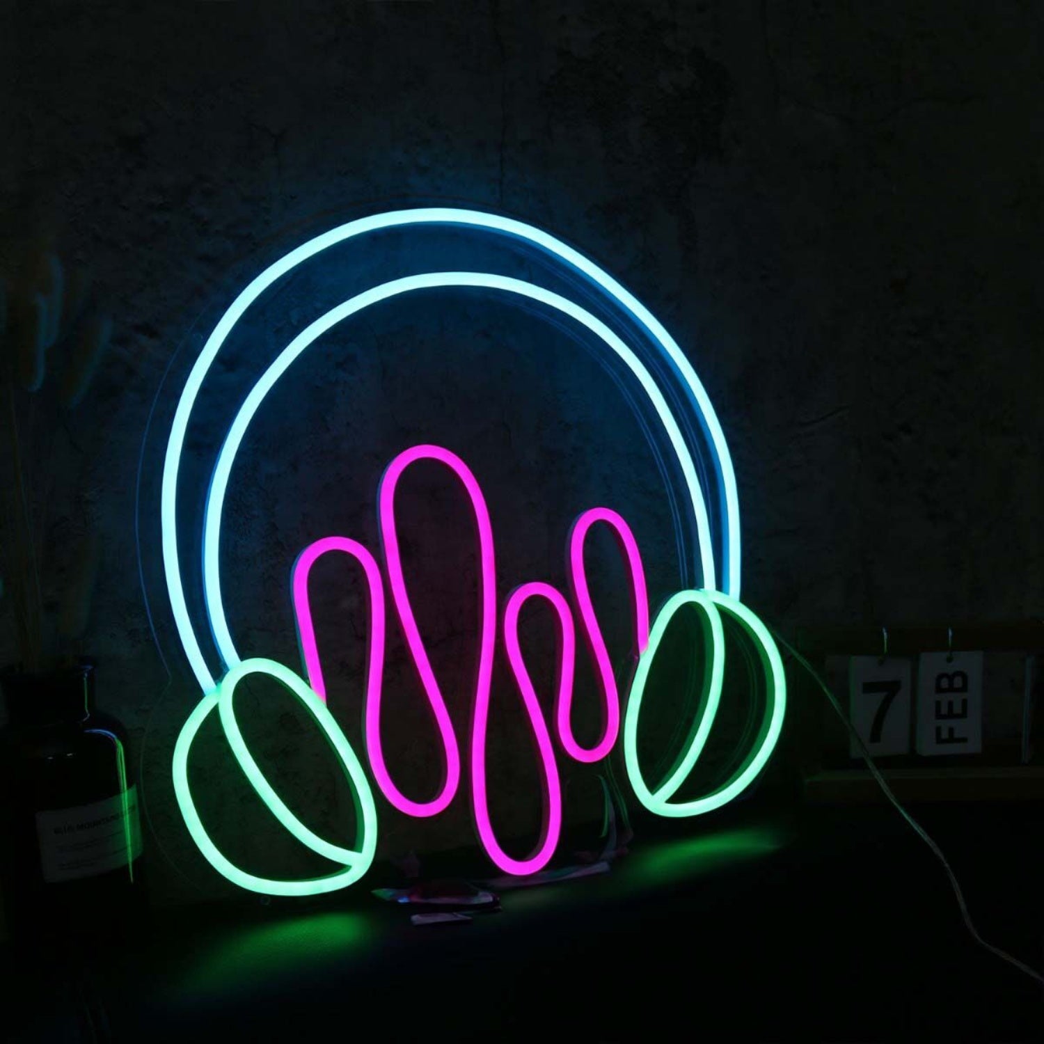 Headphone With Music Led Neon Sign | Shineneon
