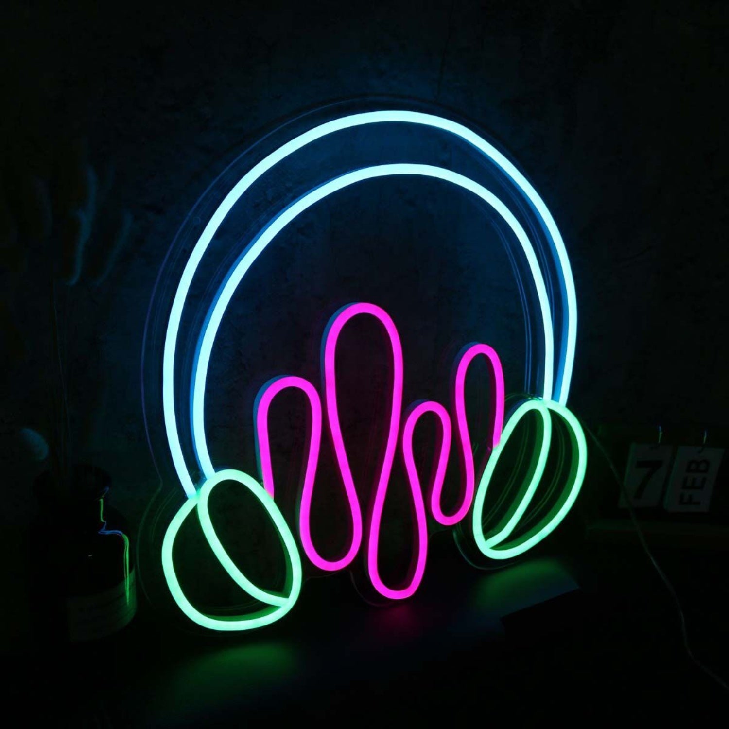 Headphone With Music Led Neon Sign | Shineneon