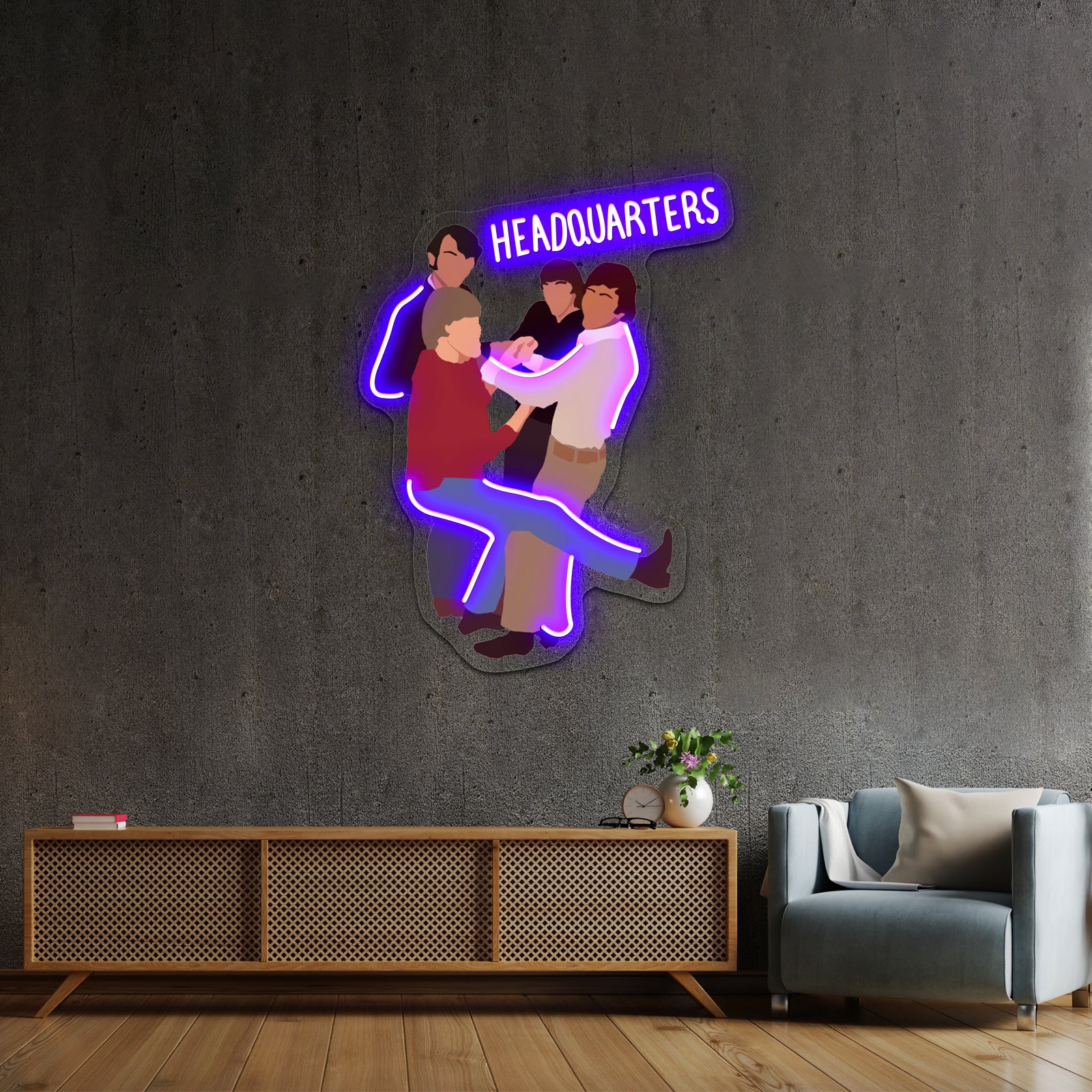 Headquarters Artwork Large Neon Signs