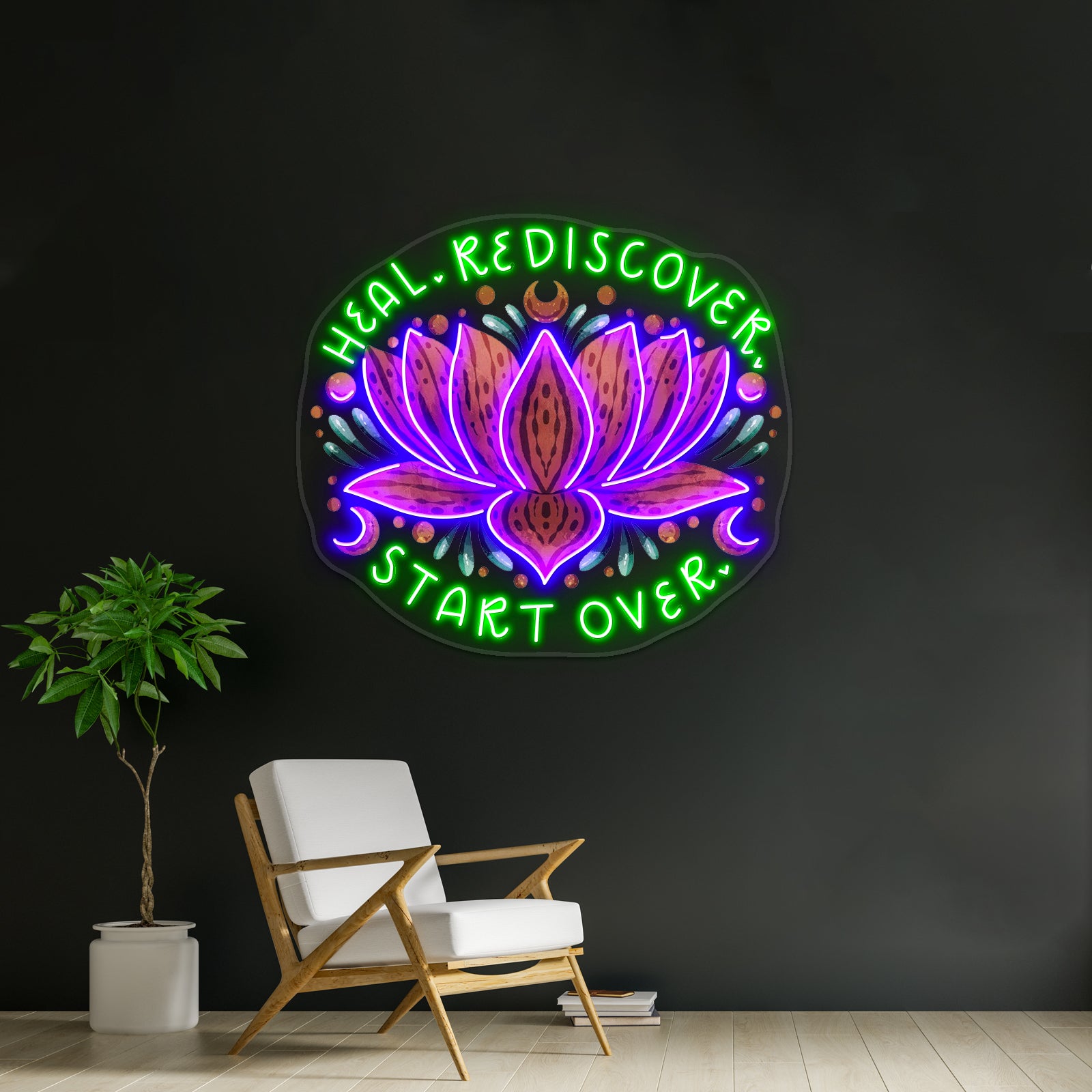 Heal Rediscover Start Over Cheap Custom Neon Signs | Shineneon