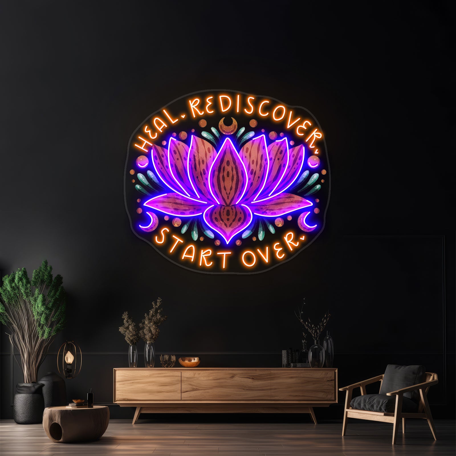 Heal Rediscover Start Over Cheap Custom Neon Signs | Shineneon