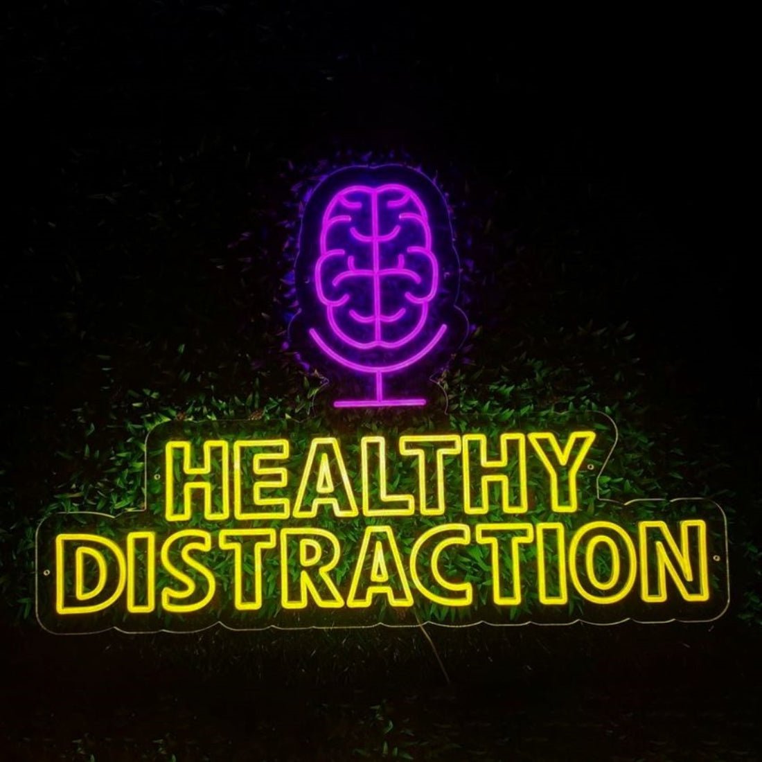 Healthy Distraction Led Sign Business Neon Sign - Shineneon