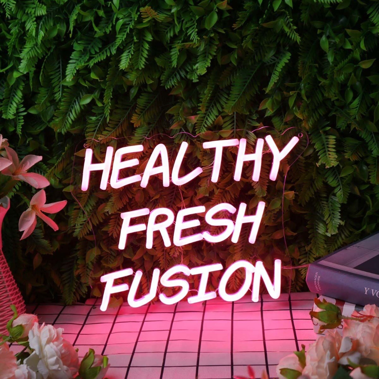 Healthy Fresh Fusion Red Custom Led Neon Sign | Shineneon