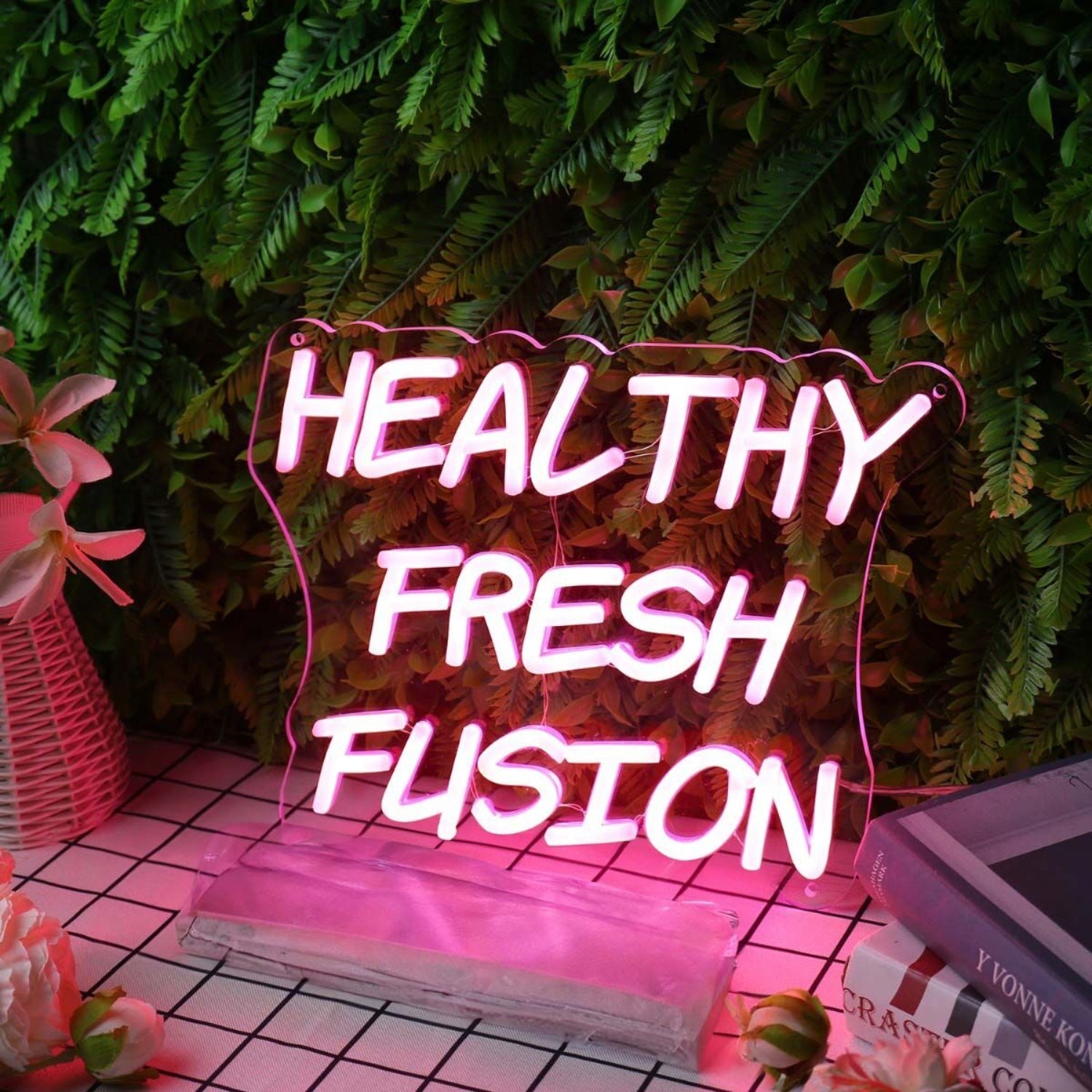Healthy Fresh Fusion Red Custom Led Neon Sign - Shineneon