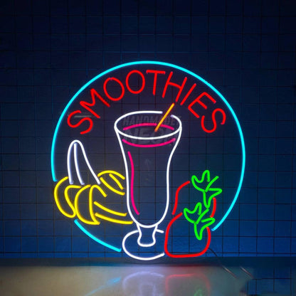 Healthy Fruit Smoothies Led Neon Sign | Shineneon