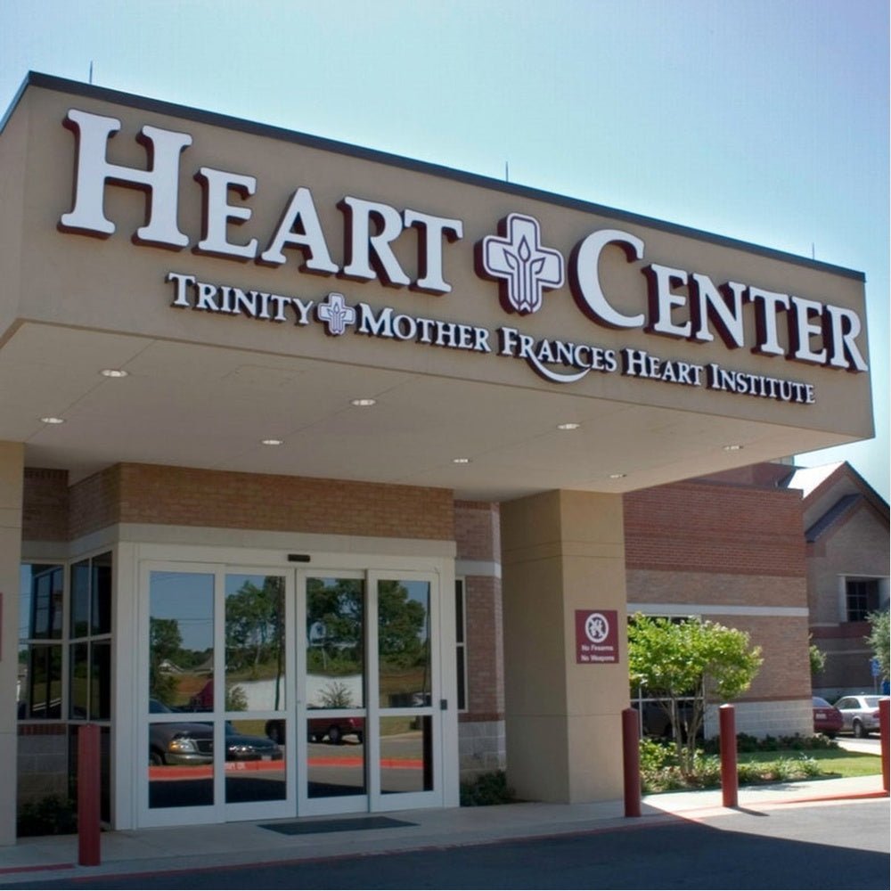 Heart Center 3D Backlit Channel Letters Led Light Sign - Shineneon