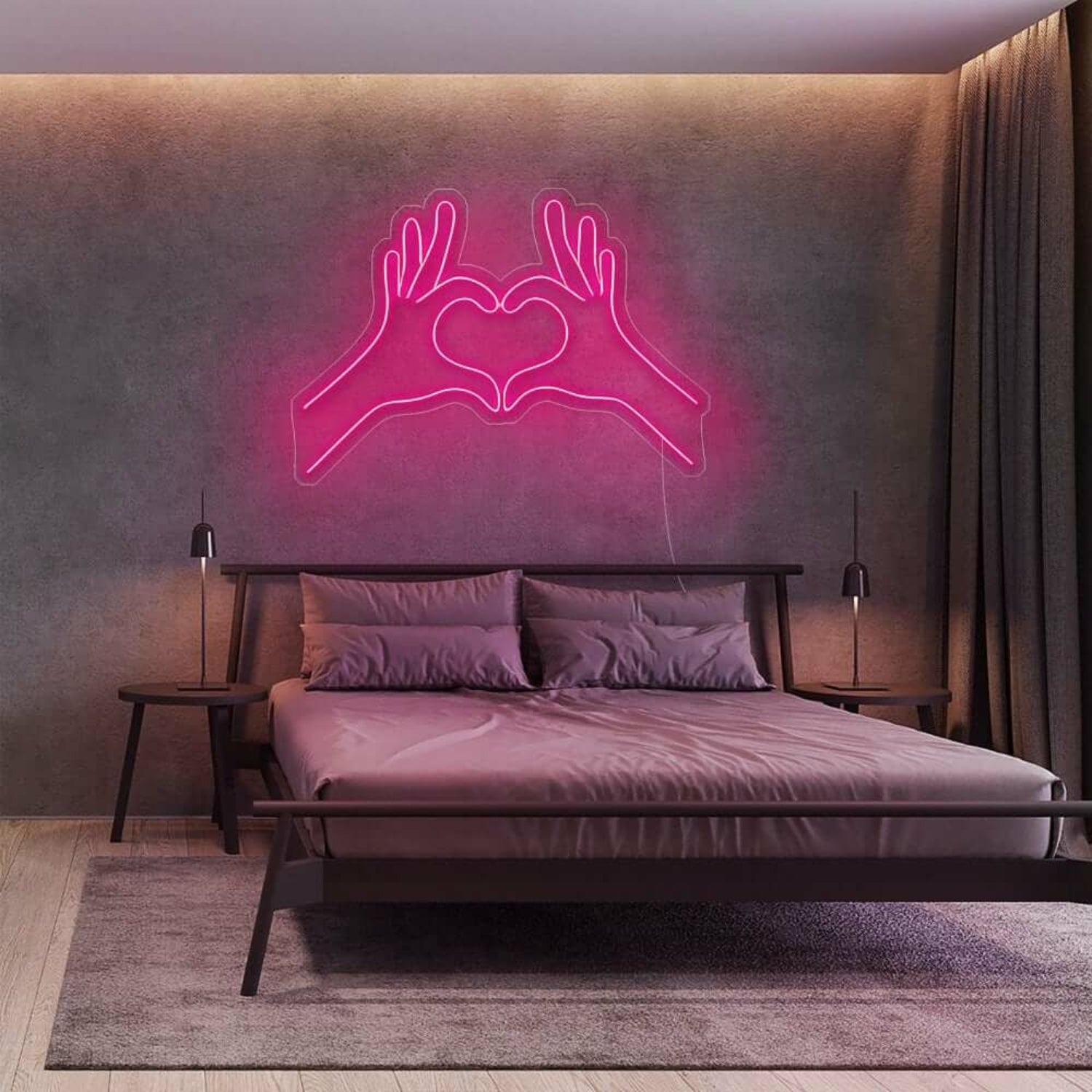 Heart Fingers Neon Sign | Shineneon