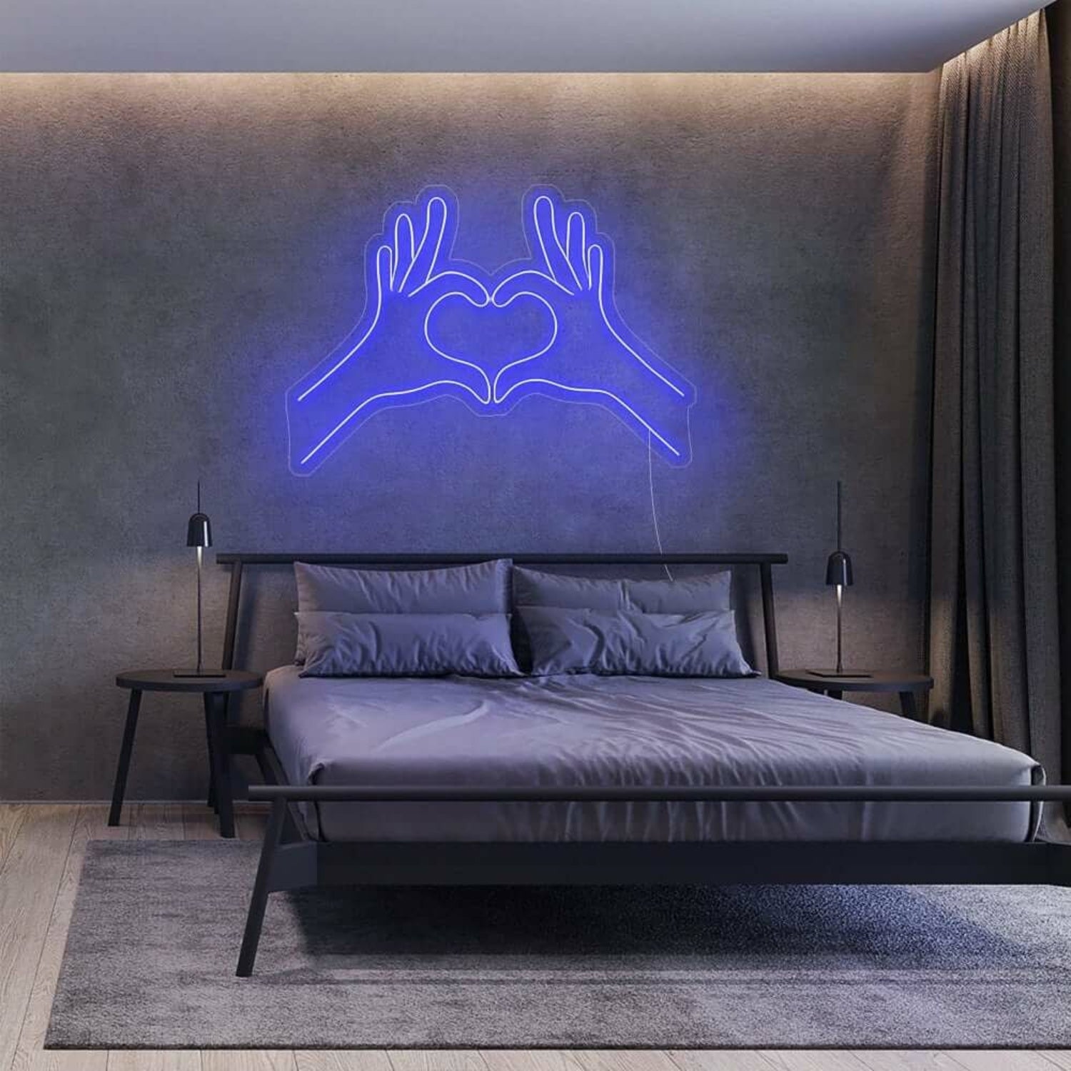 Heart Fingers Neon Sign | Shineneon