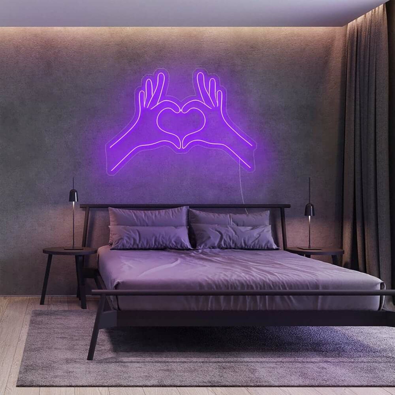 Heart Fingers Neon Sign | Shineneon
