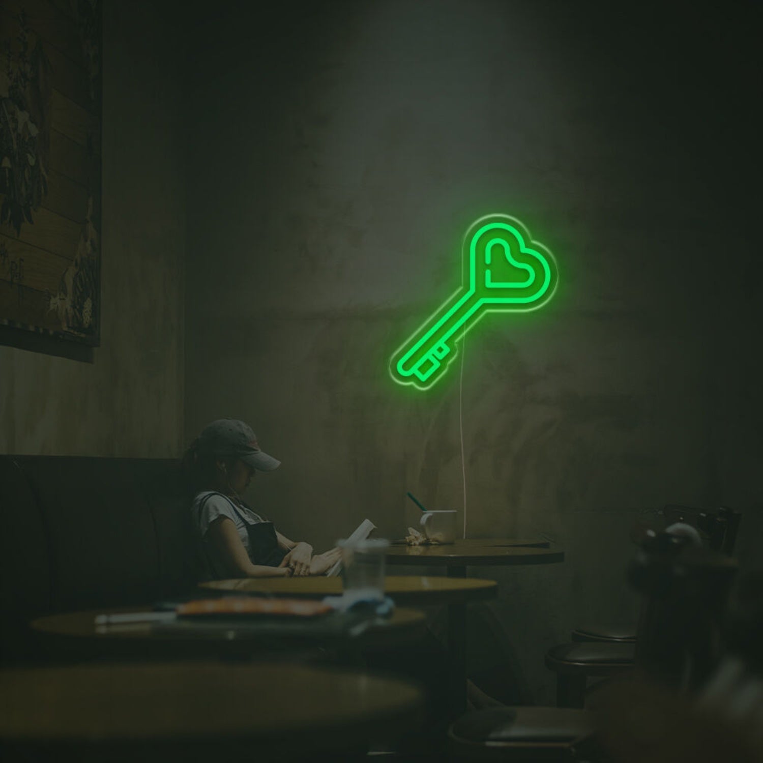 Heart Key Led Neon Sign | Shineneon