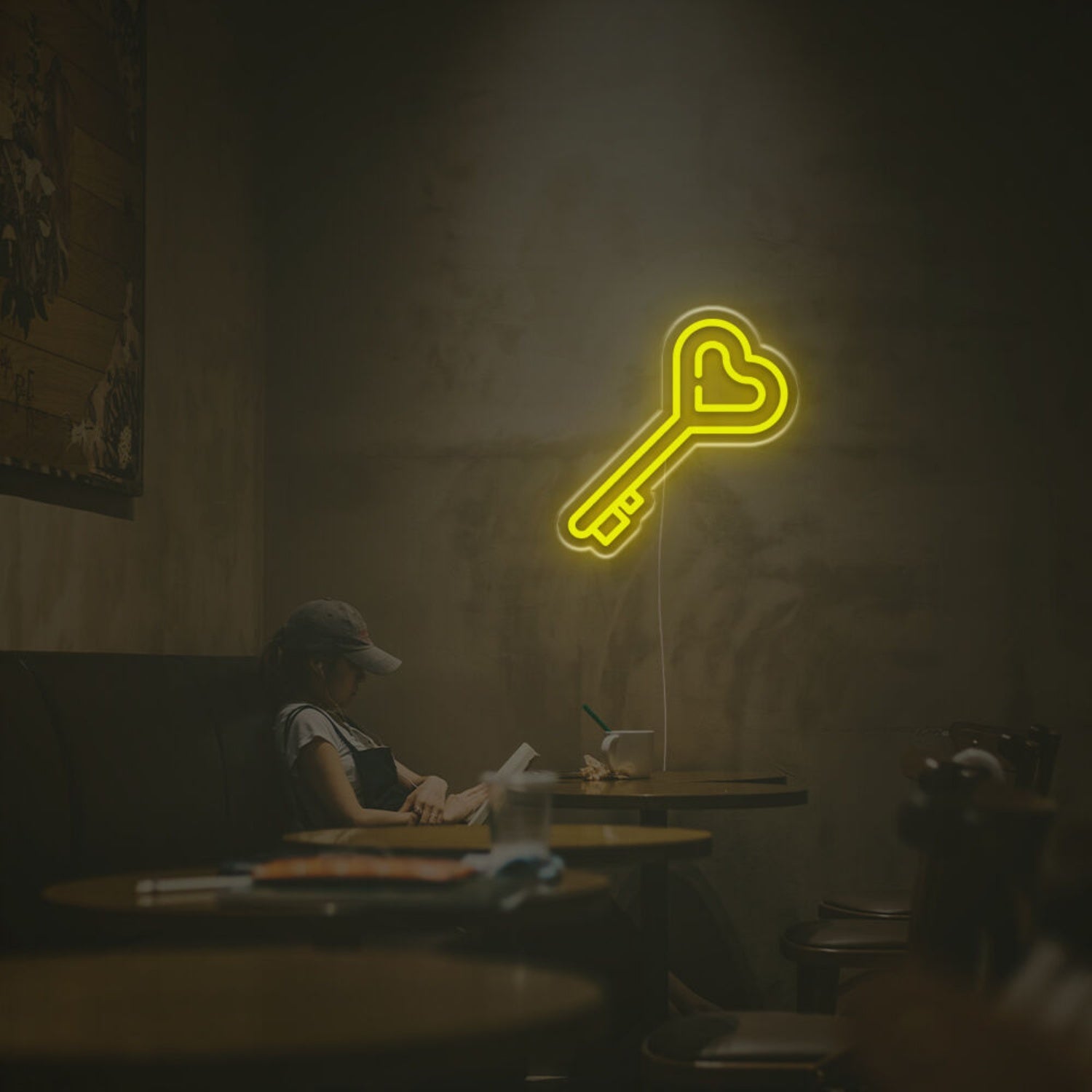 Heart Key Led Neon Sign | Shineneon