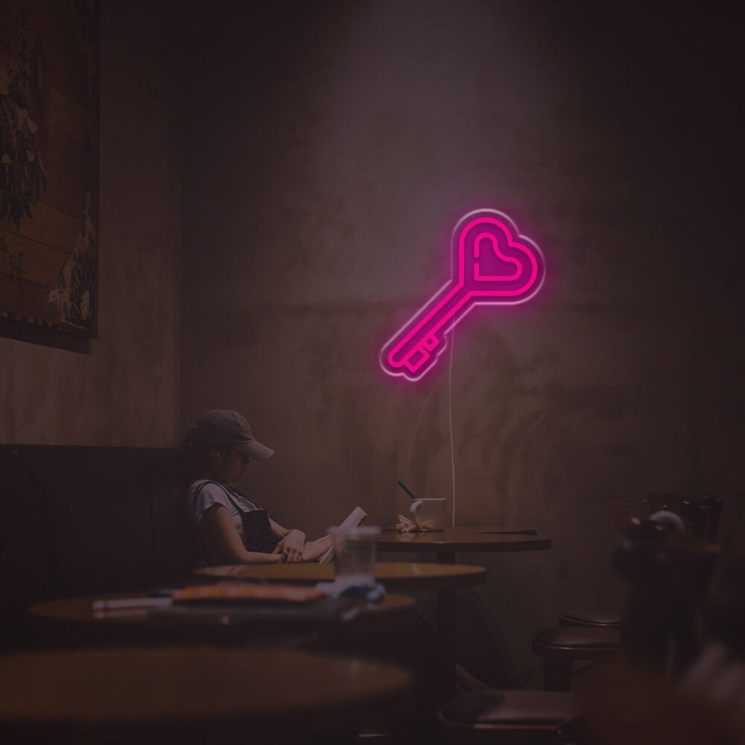 Heart Key Led Neon Sign | Shineneon