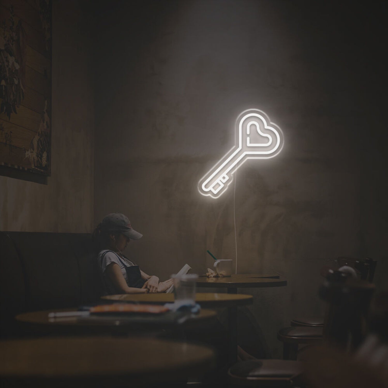 Heart Key Led Neon Sign | Shineneon